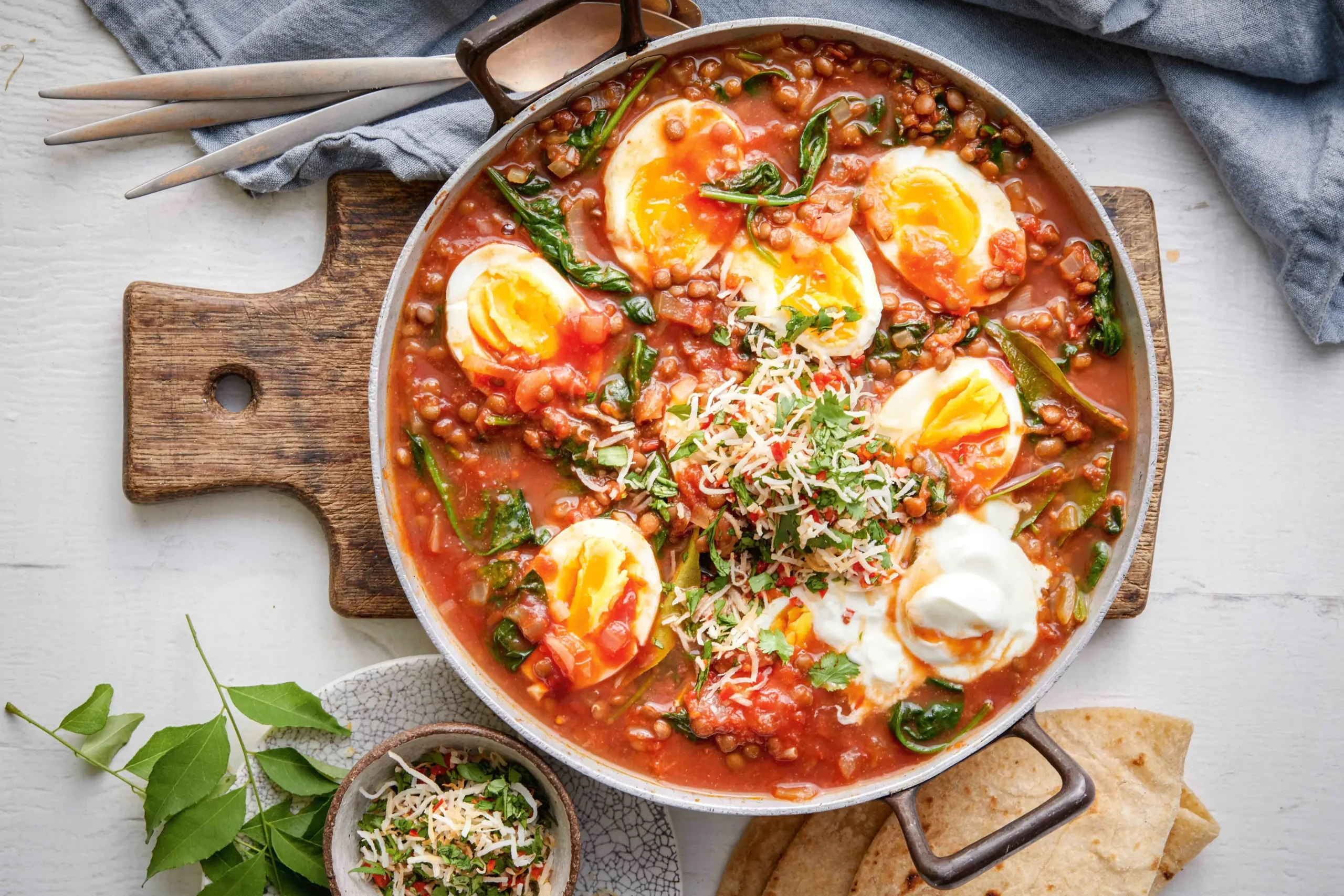 Indian Lentil And Egg Curry Recipe