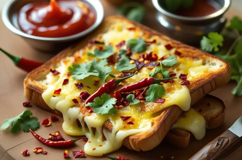 Chilli Cheese Toast – When Bread Decides to Join a Masala Band